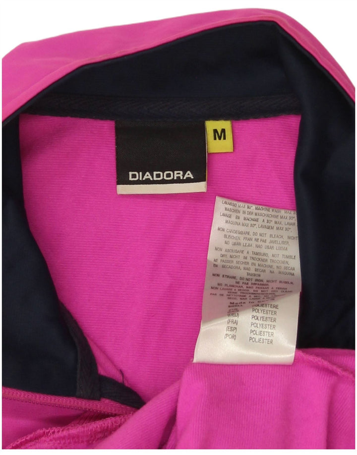 Diadora Veste de survêtement pour femme UK 14 Rose moyen Polyester