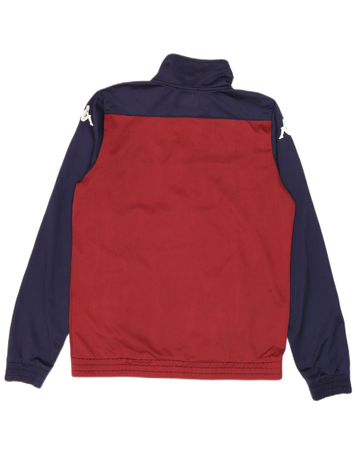 Kappa Veste de survêtement pour homme Small Bleu marine Colourblock