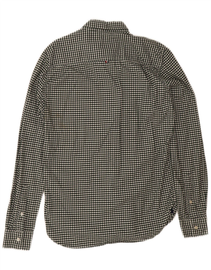 Superdry Chemise Homme Petit Vert Vichy Coton