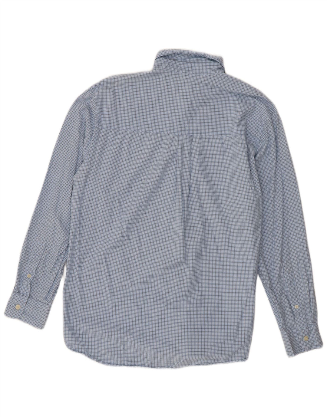 Chemise Homme Chaps Coton Vichy Bleu Moyen