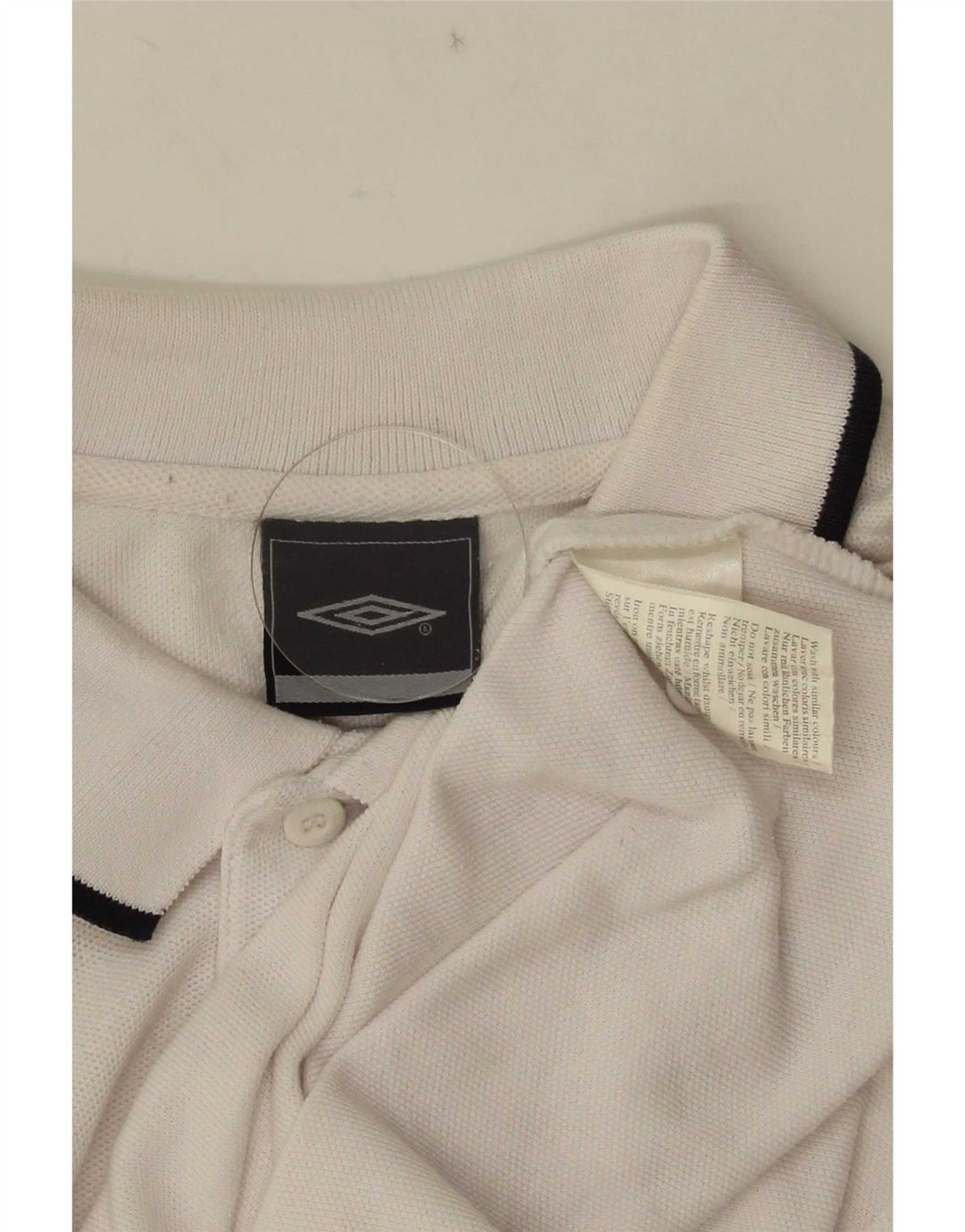 Umbro Polo Homme Blanc Moyen Polyester
