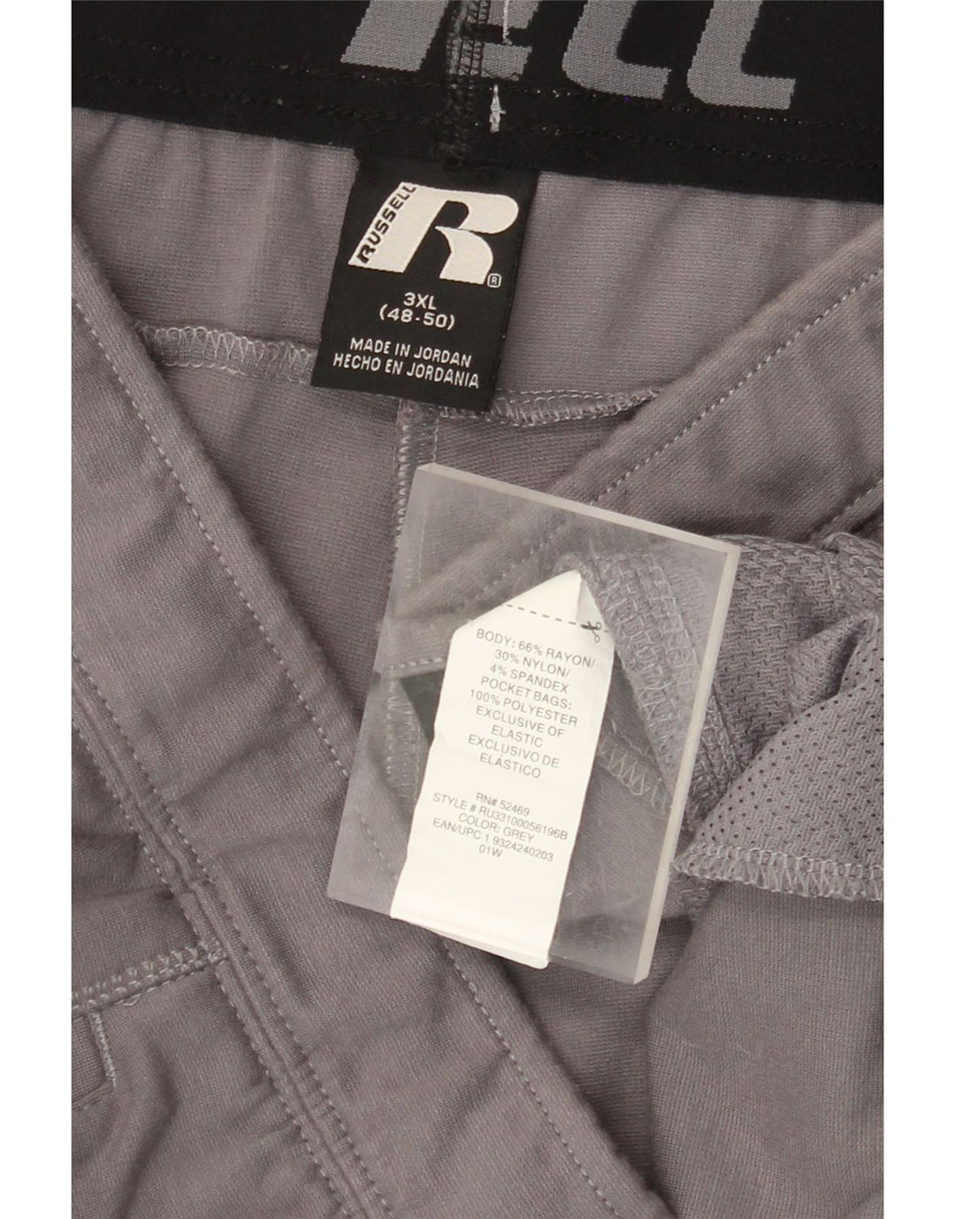 RUSSELL ATHLETIC Pantalon de survêtement pour homme 3XL Gris Rayonne