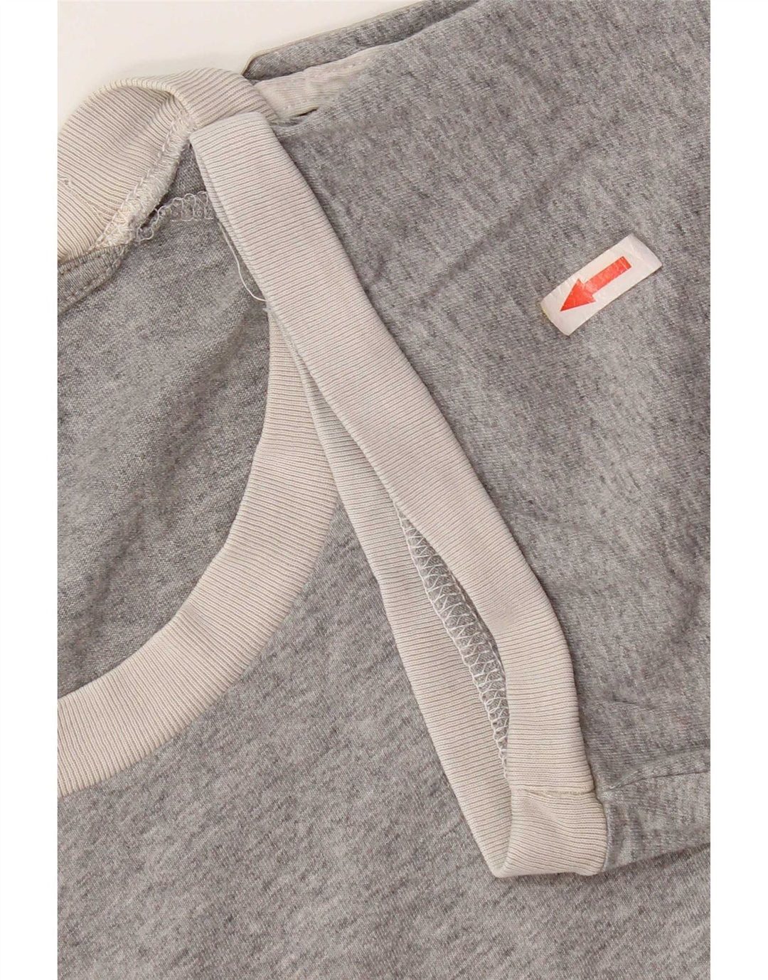 Adidas T-Shirt Homme Haut Large Gris Colorblock Coton
