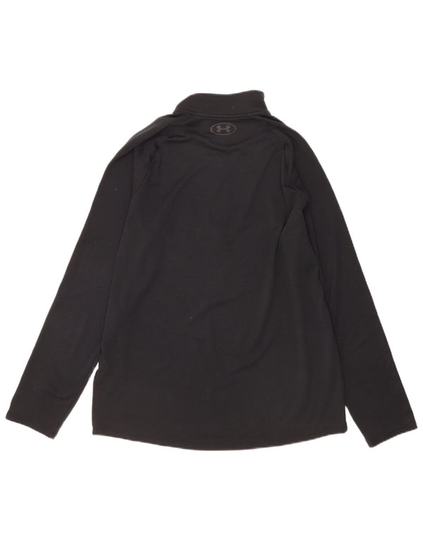 Under Armour Haut de Survêtement Heat Gear Zip Neck Homme Noir Moyen