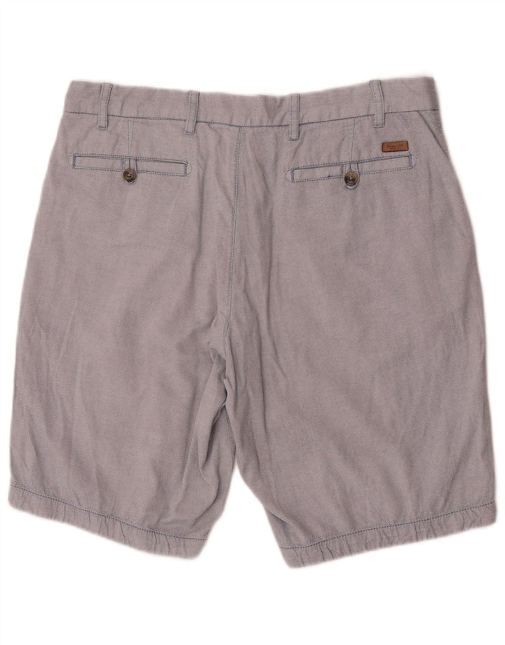 Massimo Dutti Short Chino Homme EU 44 Large W34 Bleu