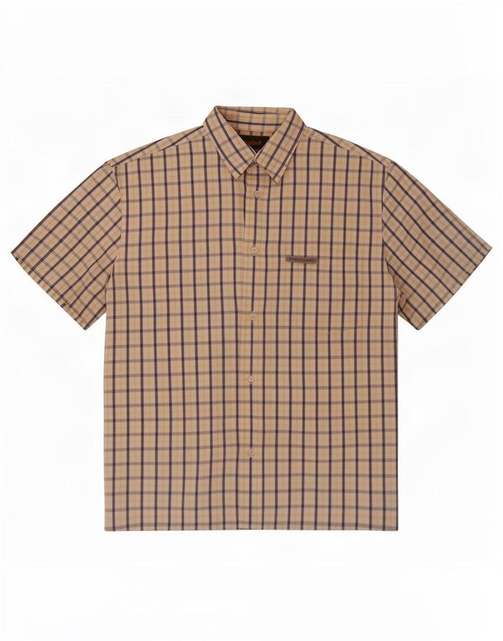 Timberland Chemise à Manches Courtes Homme Medium Multicolore Check Cotton