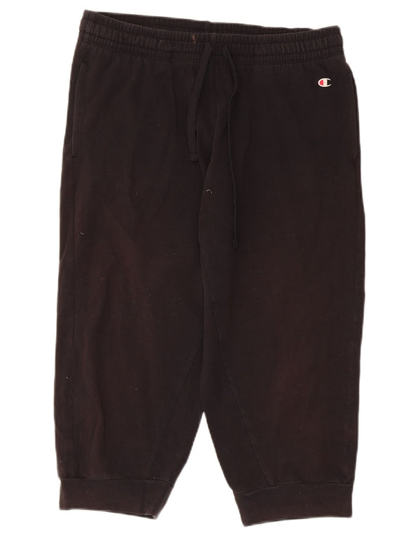 Champion Pantalon de survêtement Capri pour femme UK 14 Large Noir