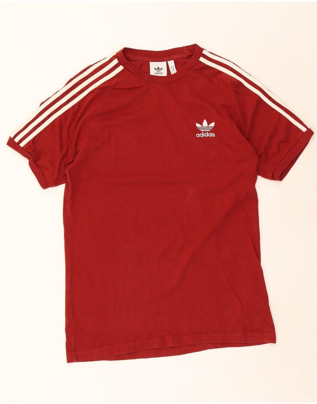 Adidas T-Shirt Homme Top Coton Bordeaux Moyen