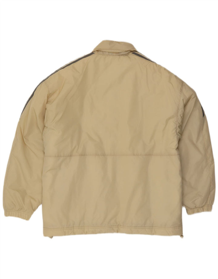 Adidas Veste matelassée coupe ample pour homme UK 40/42 Polyester beige moyen
