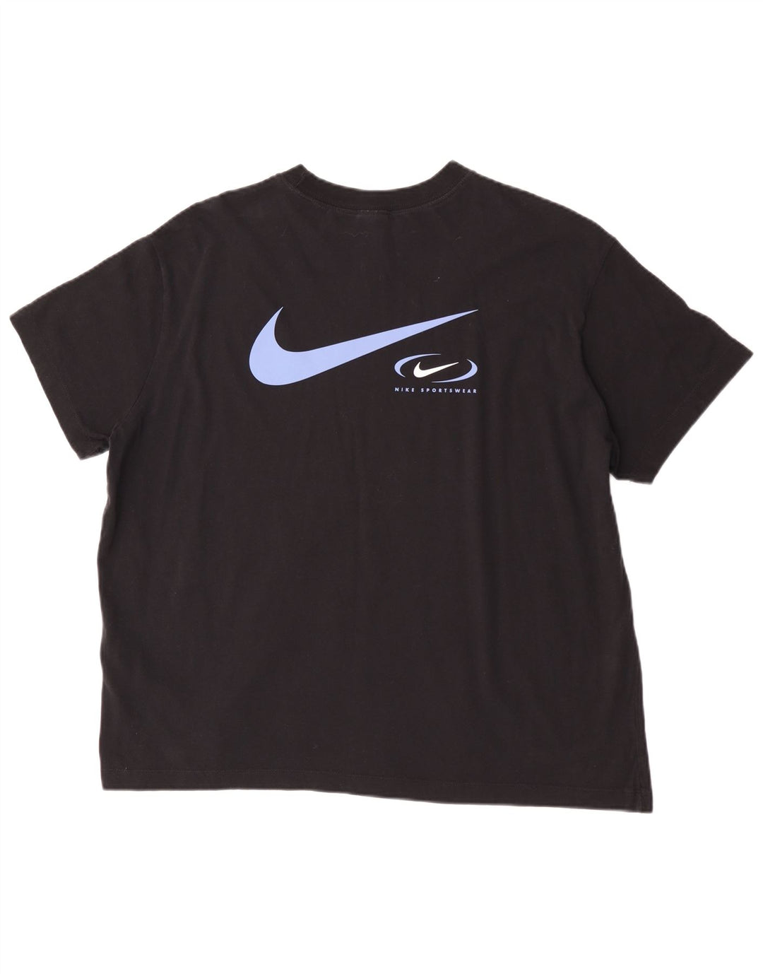 Nike T-shirt graphique pour homme en coton noir Taille L