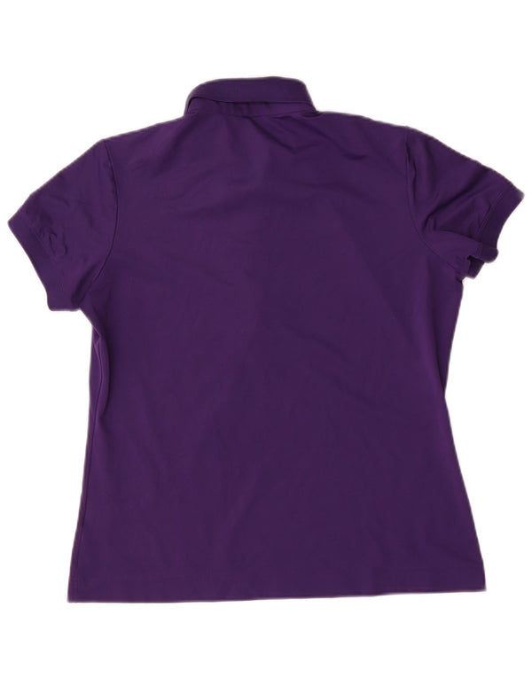 Nike Polo Dri Fit pour femme UK 12/14 Violet moyen Polyester