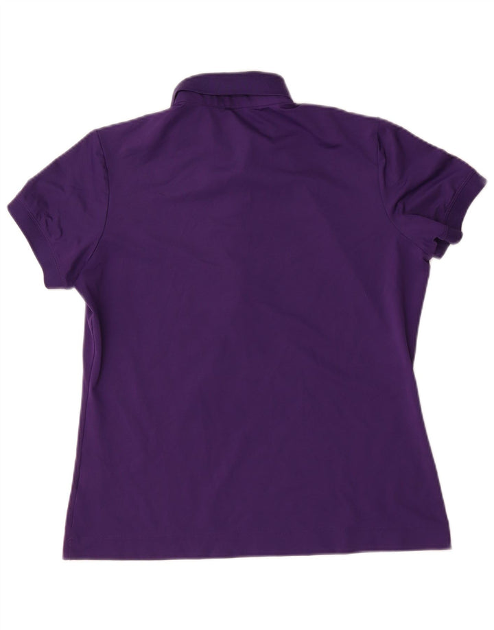 Nike Polo Dri Fit pour femme UK 12/14 Violet moyen Polyester