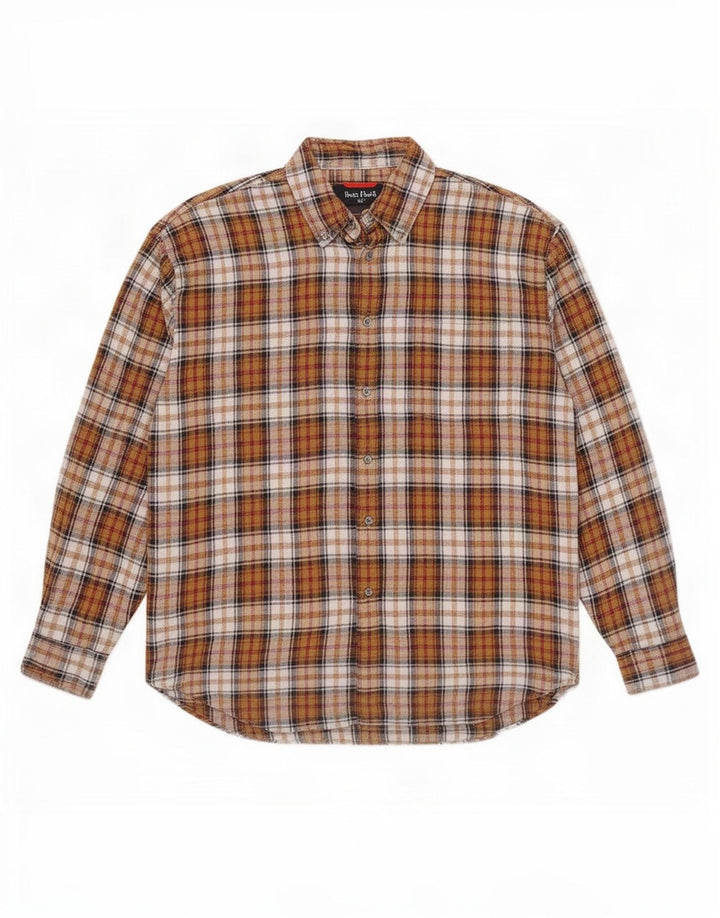 Fila Chemise Flanelle Homme Marron Moyen Carreaux Coton