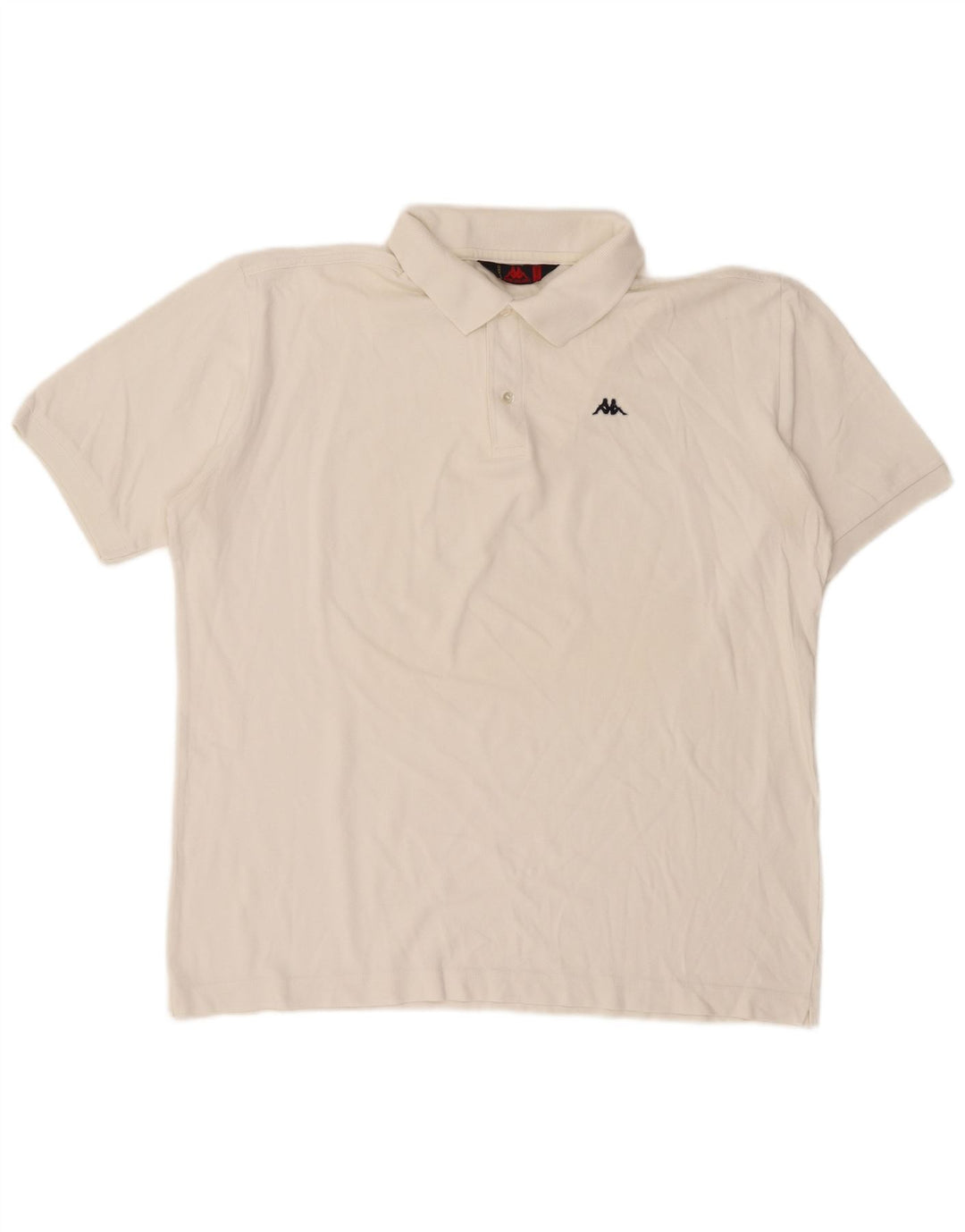 Kappa Polo Homme XL Blanc