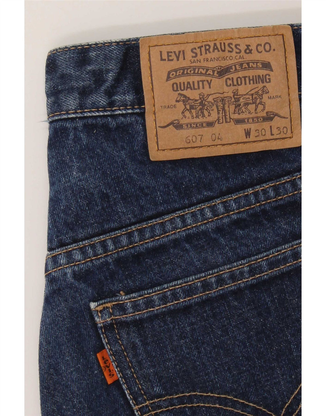 Levi's Jean Bootcut 607 Homme Bleu Marine W30 L30