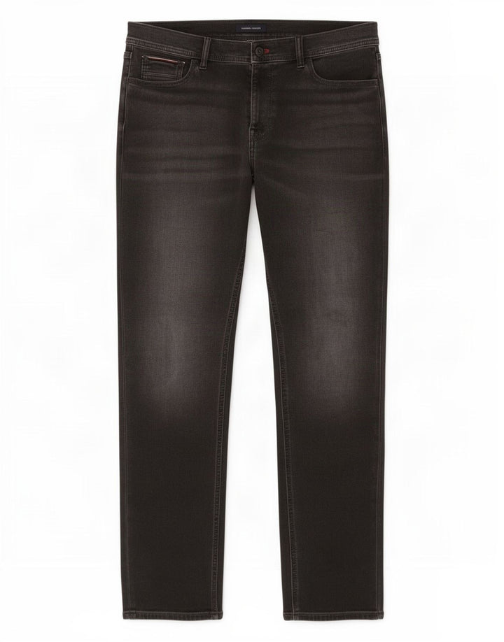 Tommy Hilfiger Jean Slim Homme W34 L34 Gris Coton