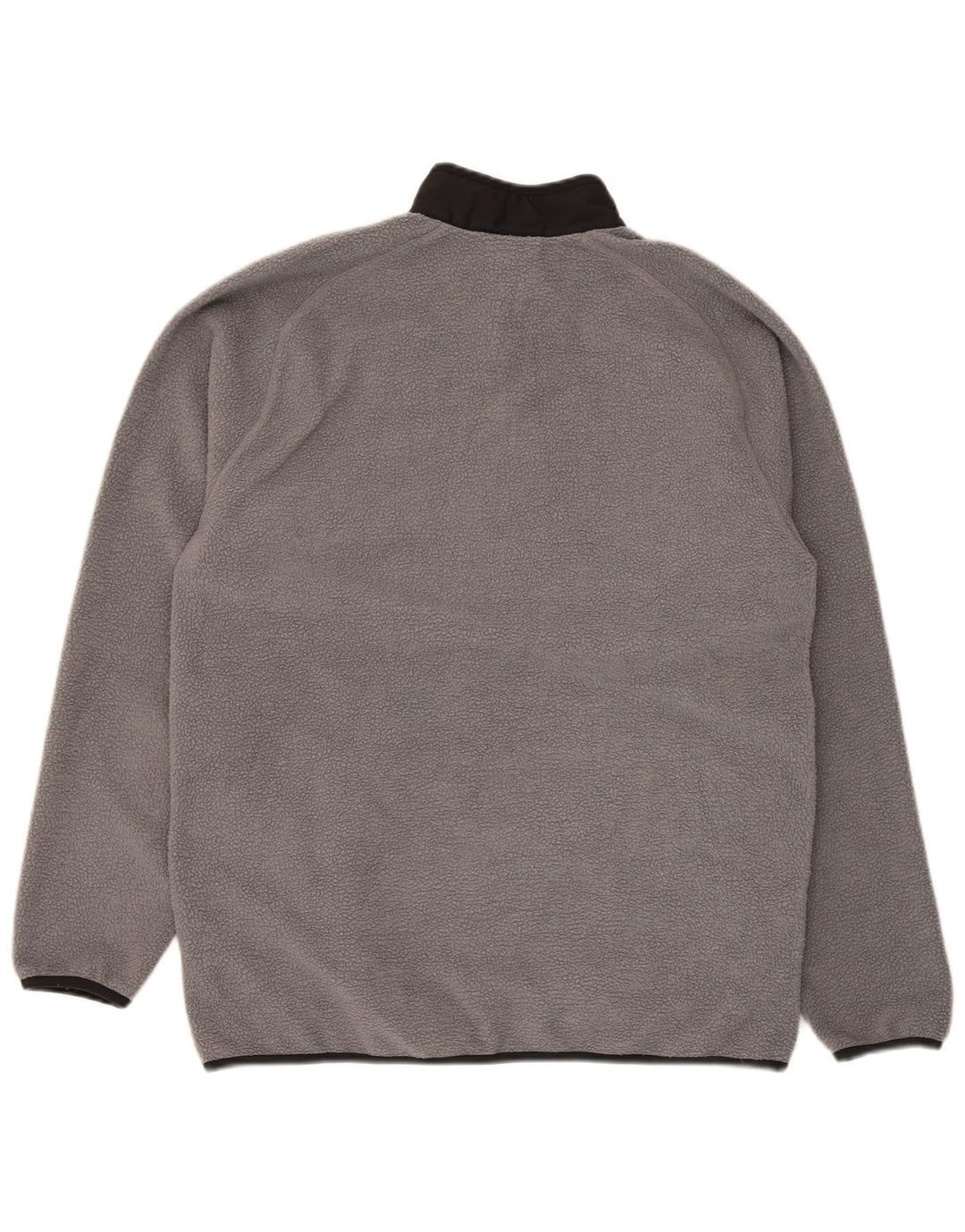Puma Pull Polaire Zip Neck Homme Gris Moyen Colorblock Polyester