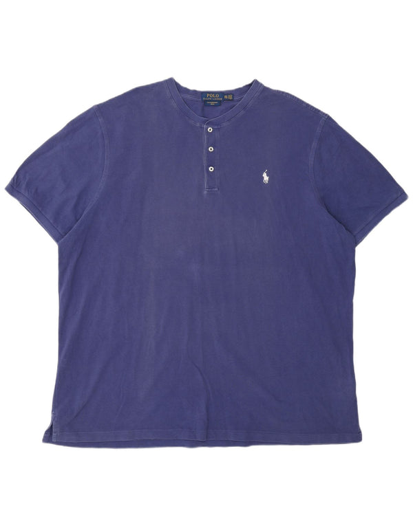 Polo Ralph Lauren T-Shirt Homme Top 2XL Bleu Coton Classique