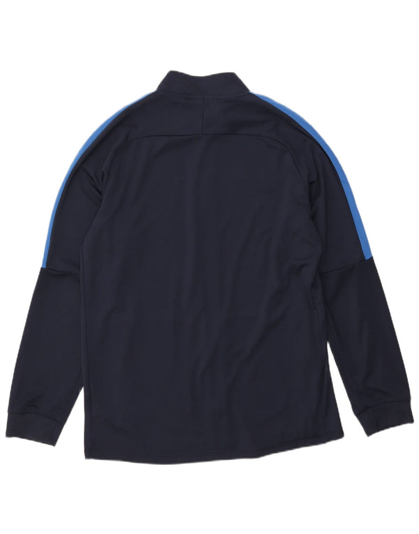 Nike Veste de survêtement Dri Fit pour homme Taille L Bleu marine Colorblock