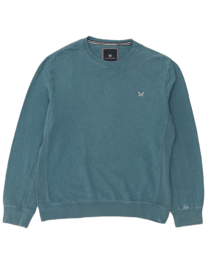 Crew Clothing Sweat-Shirt Homme XL Bleu Coton