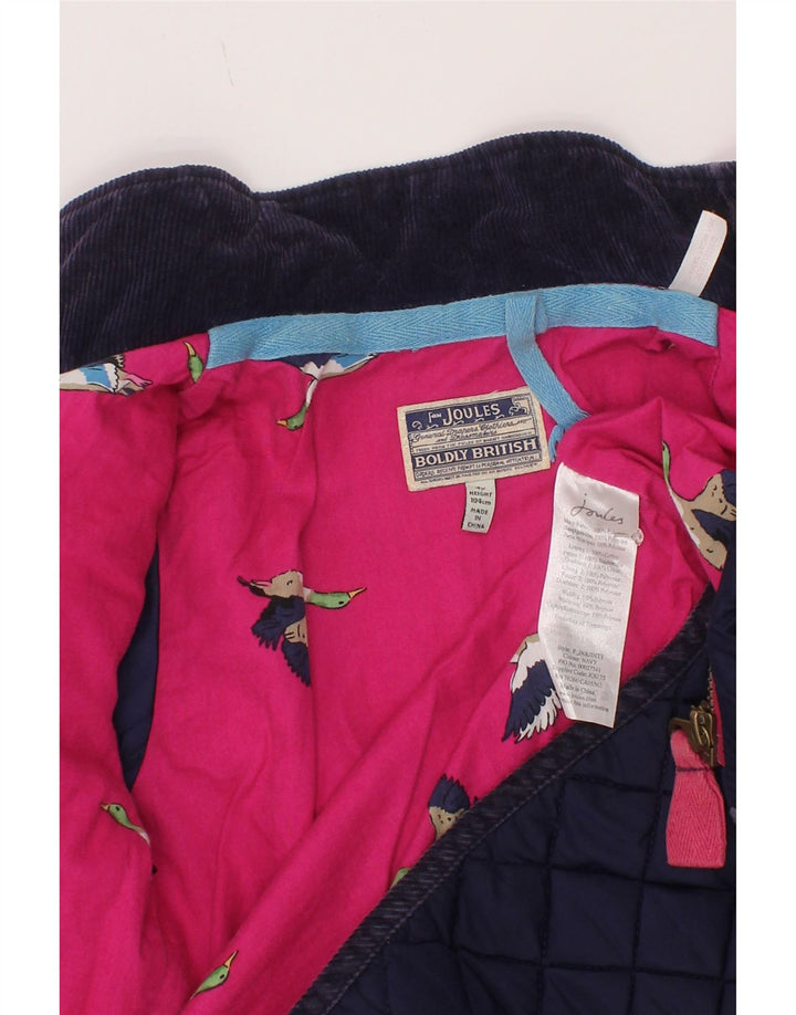 Joules Veste matelassée Fille 3-4 ans Bleu Marine Polyester