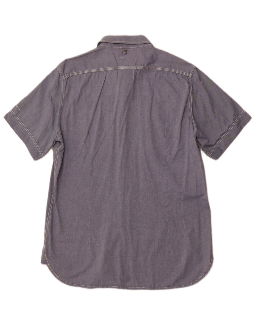 G-Star Chemise à manches courtes homme grand bleu coton