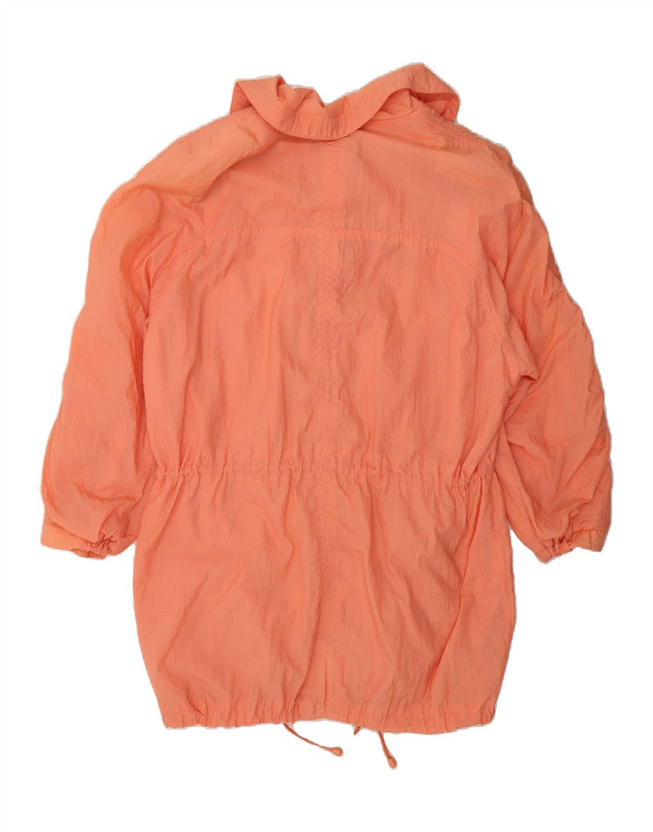 VINTAGE Womens Rain Jacket EU 46 XL Orange Nylon Vintage Vintage and Second-Hand Vintage from Messina Hembry 