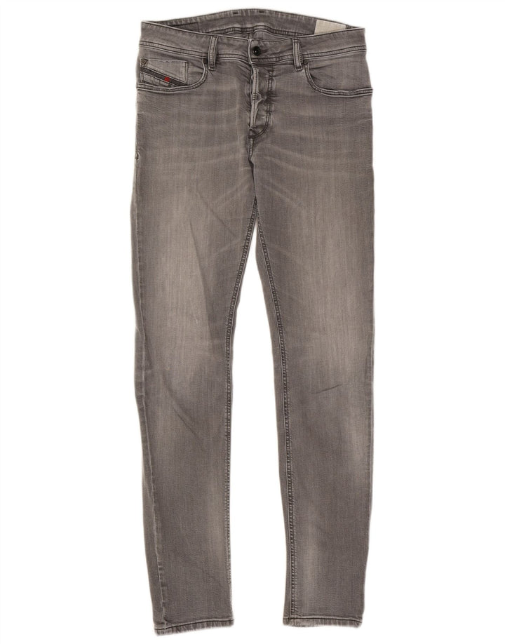 Diesel Jean Slim Sleenker Homme W32 L32 Gris Coton