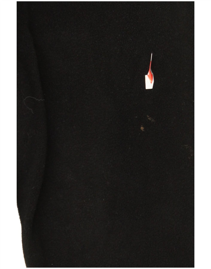 Bugatti Pull polaire à col zippé pour homme, grand, noir, polyester