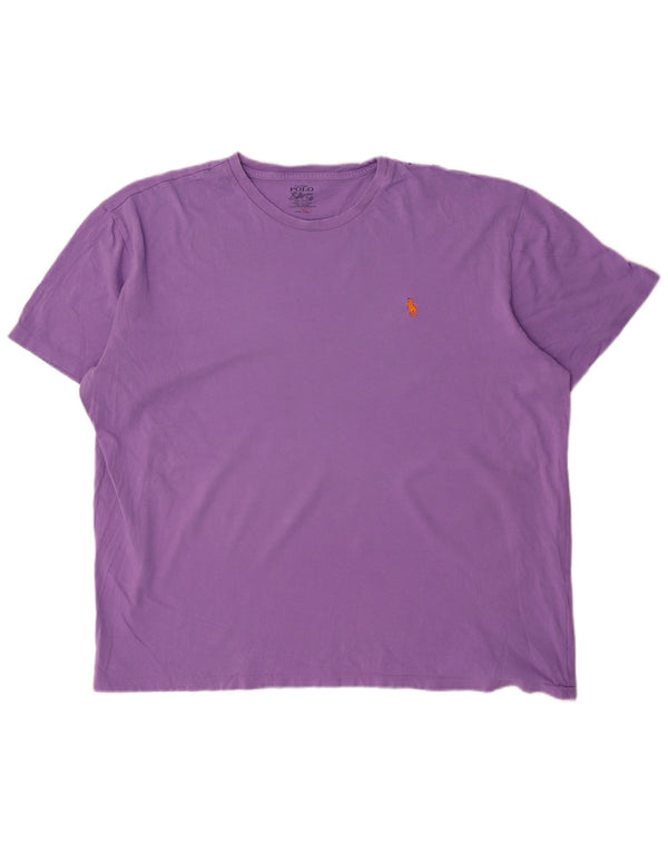 Polo Ralph Lauren T-Shirt Homme Top XL Violet Coton