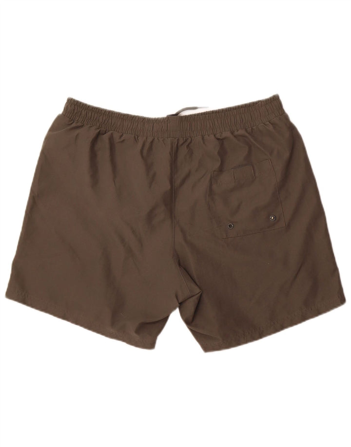 Fila Short de bain homme grand kaki polyester