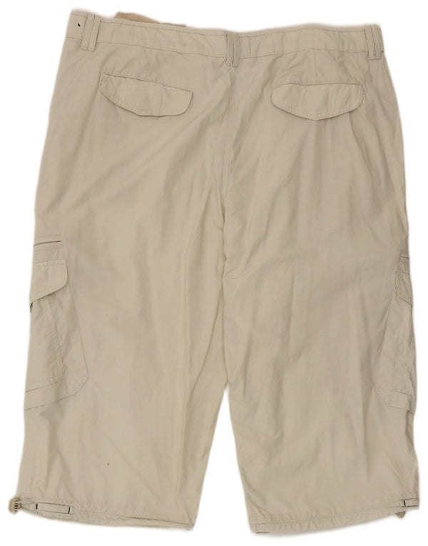 Marks & Spencer Short Cargo Homme W40 XL Coton Beige