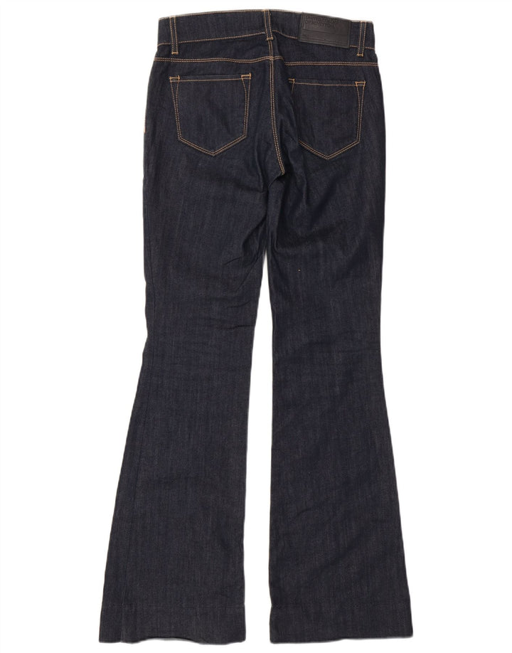 Benetton Jean Évasé Femme W28 L31 Bleu Marine