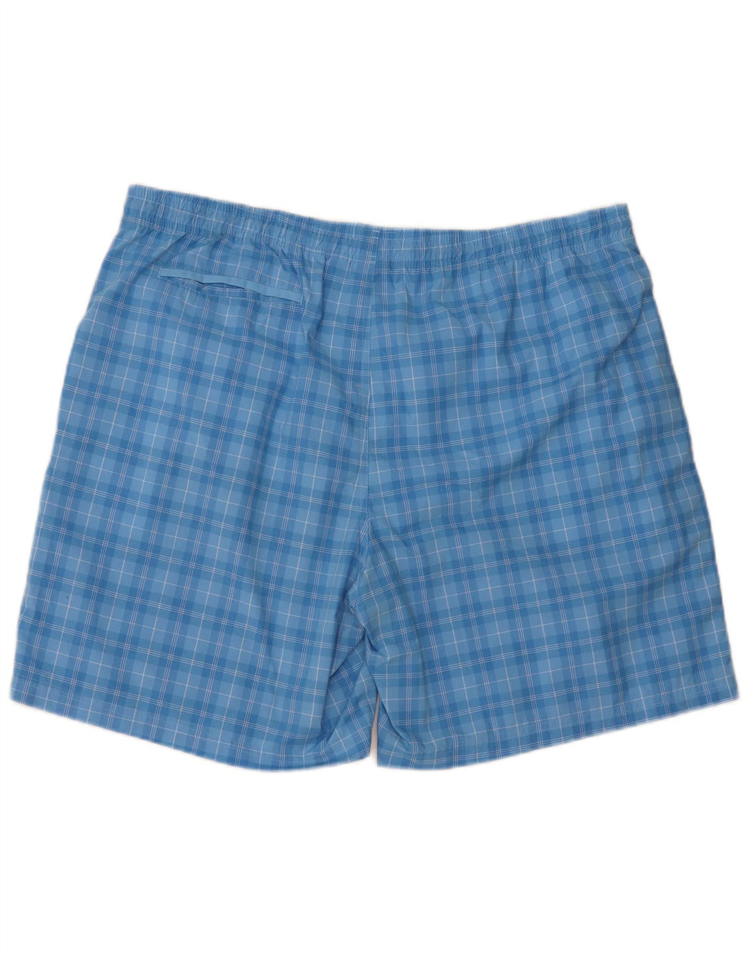 Adidas Short de bain pour homme 2XL Bleu à carreaux Polyester