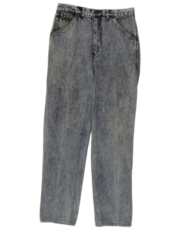 Jean droit femme vintage W33 L30 coton bleu