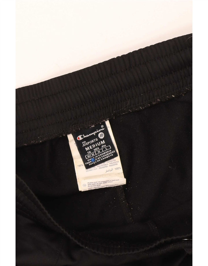 Champion Pantalon de survêtement graphique pour femme UK 14 Medium Noir Polyester