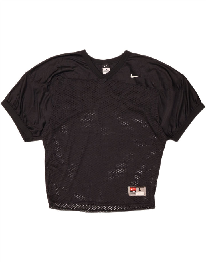 NIKE T-Shirt Homme Haut Large Noir Nylon
