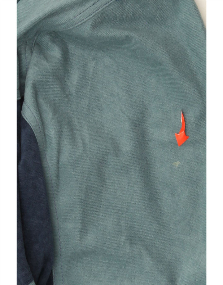 Mc Kees Veste de survêtement pour homme en polyester color block bleu moyen