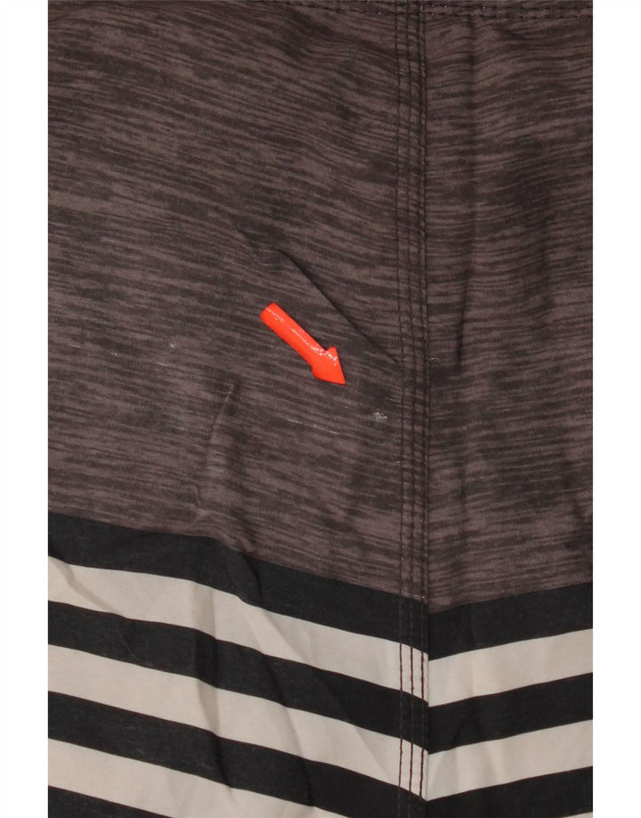 Rip Curl Short de Bain Mirage Homme Gris Moyen Rayé Polyester