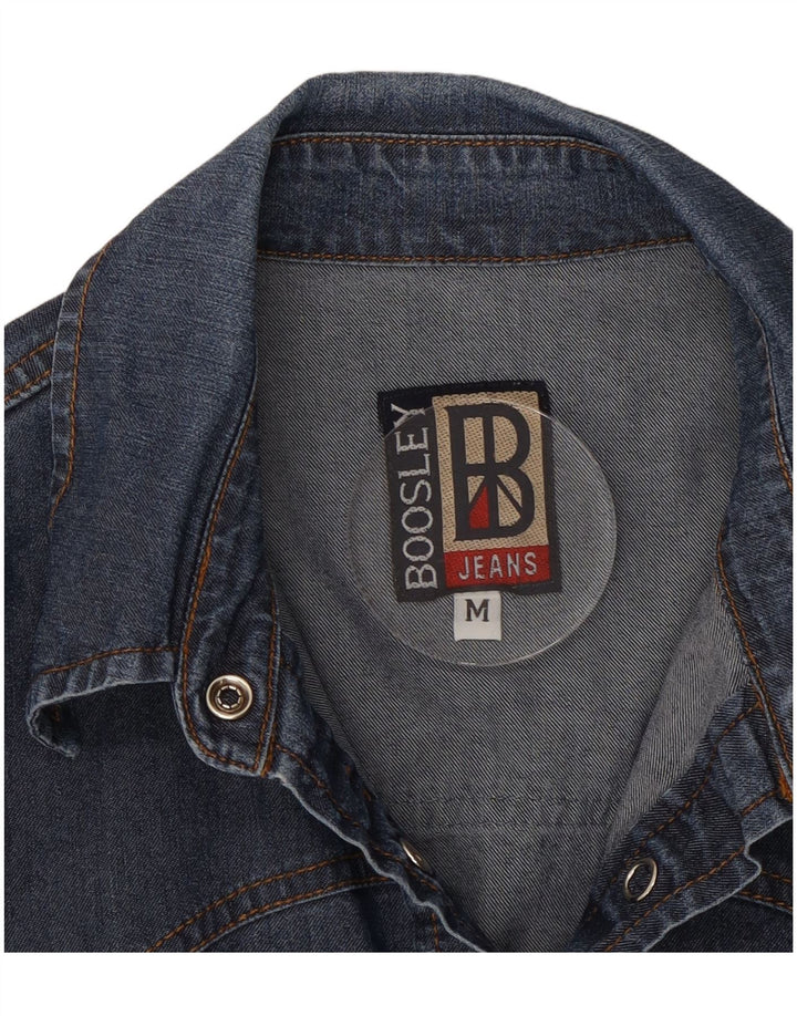 BOOSLEY Chemise en jean pour femme UK 12 Bleu moyen Coton