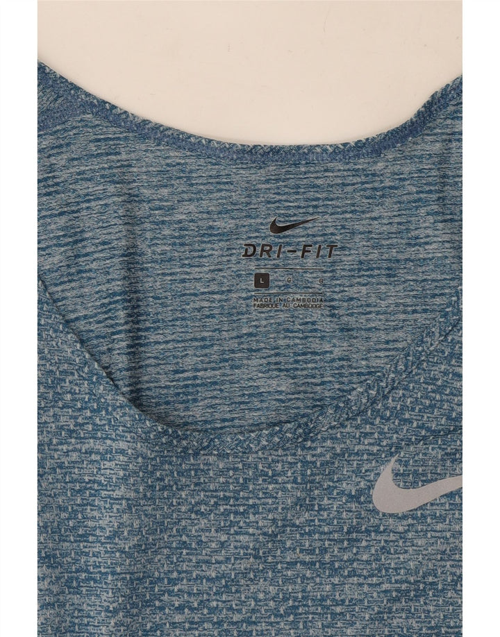 Nike Hommes Dri Fit Débardeur Grand Bleu