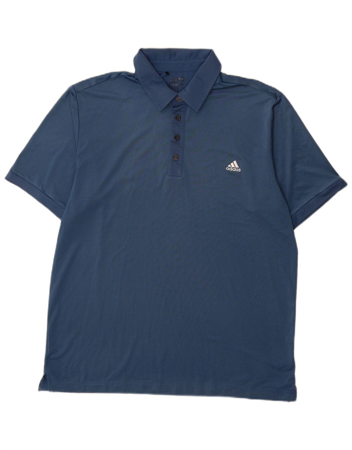 Adidas Homme Climalite Polo XL Bleu Polyester