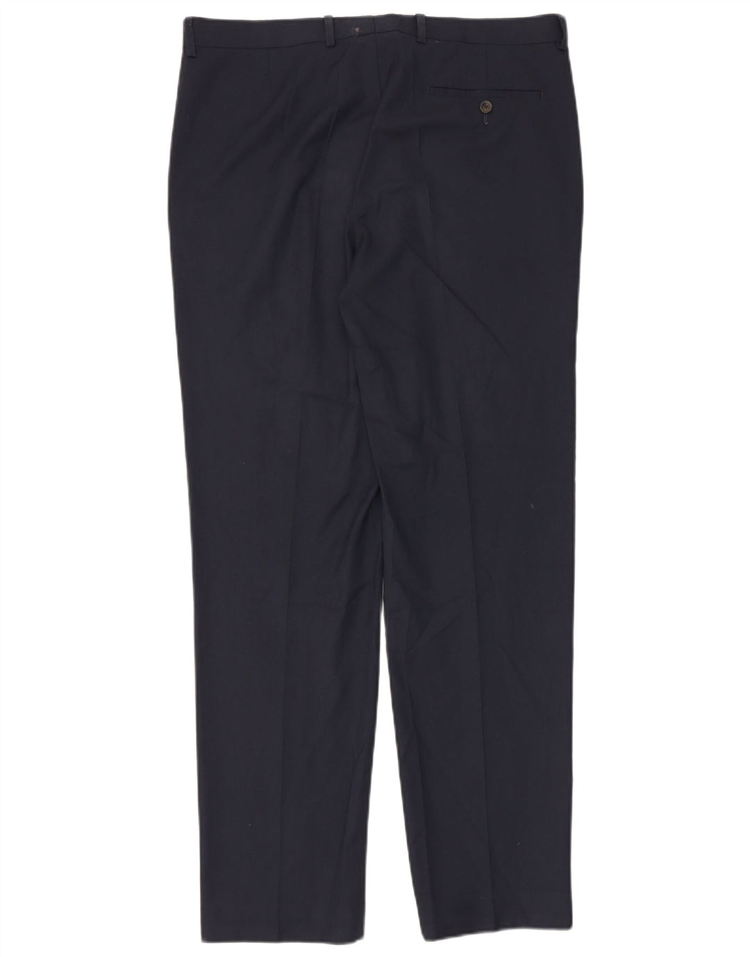 Marks & Spencer Pantalon de costume sur mesure pour homme W36 L33 Bleu marine Polyester