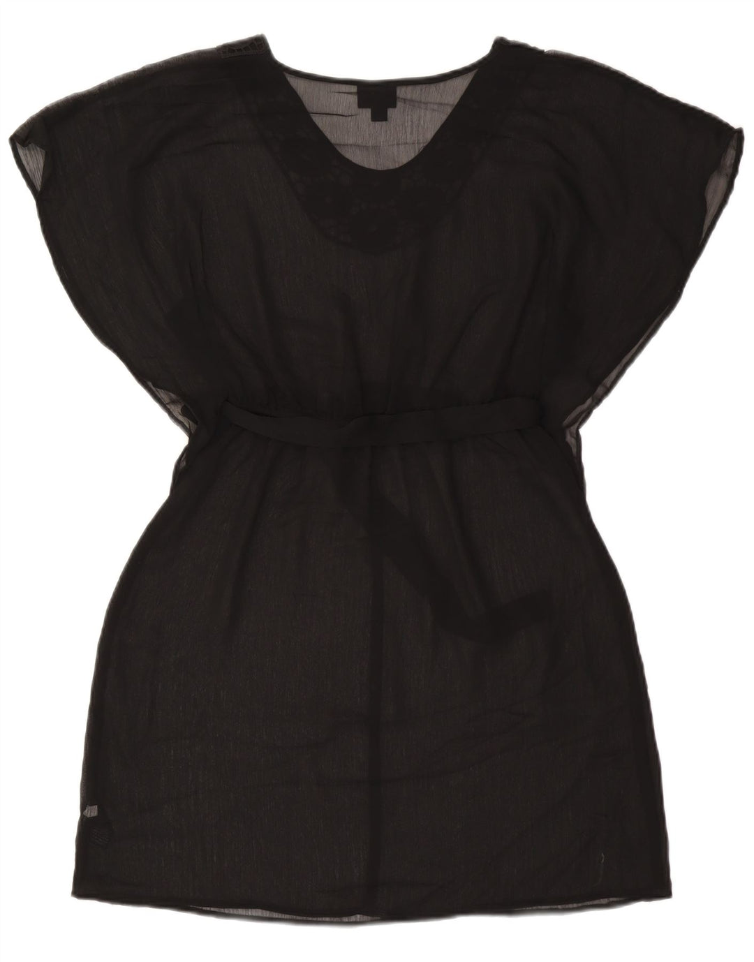 Mossimo Robe de Plage Femme UK 10 Petit Noir Polyester