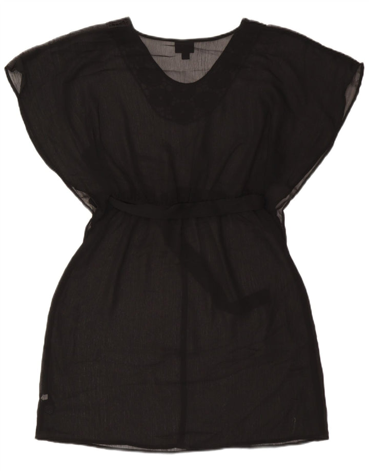 Mossimo Robe de Plage Femme UK 10 Petit Noir Polyester