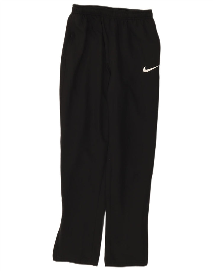 Nike Pantalon coupe-vent Dri Fit pour garçon 12-13 ans Large Noir Polyester