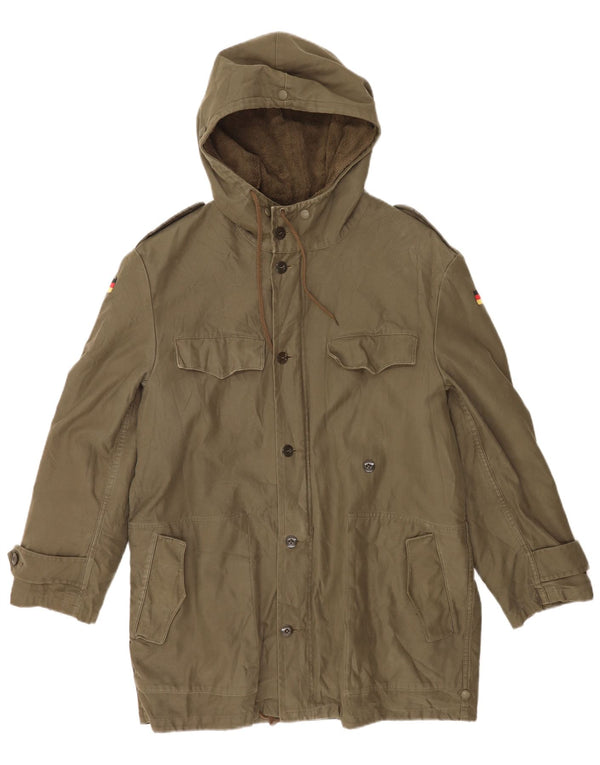 Veste Parka à capuche homme vintage UK 42 XL Kaki