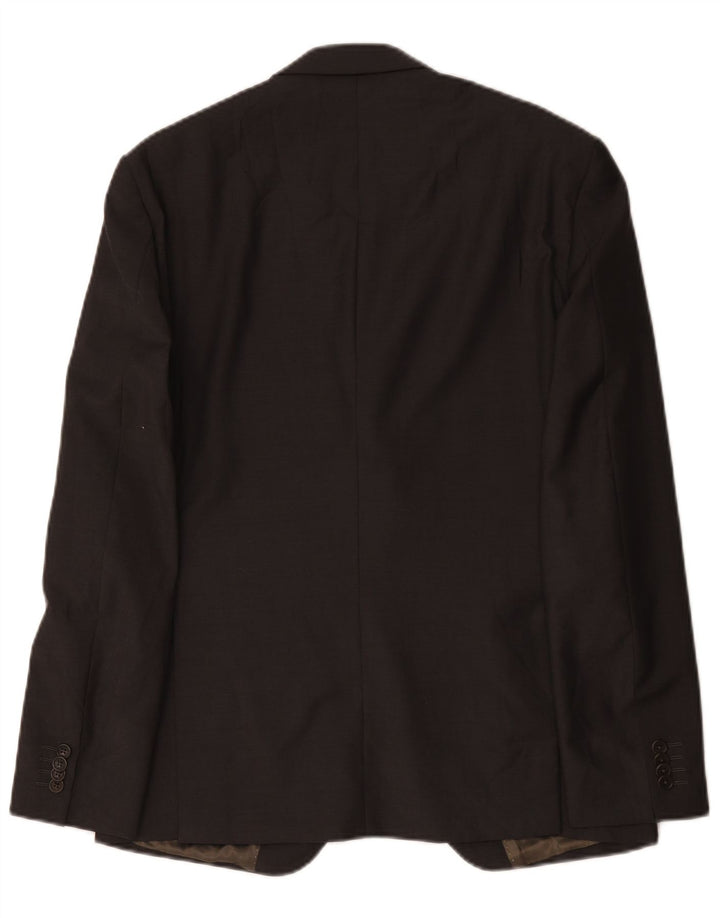 Calvin Klein Veste blazer à 2 boutons pour homme IT 50 Large Gris Laine