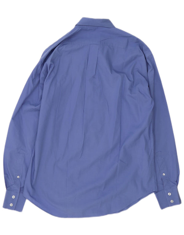 Yves Saint Laurent Chemise Homme Taille 39 15 1/2 Coton Bleu Moyen