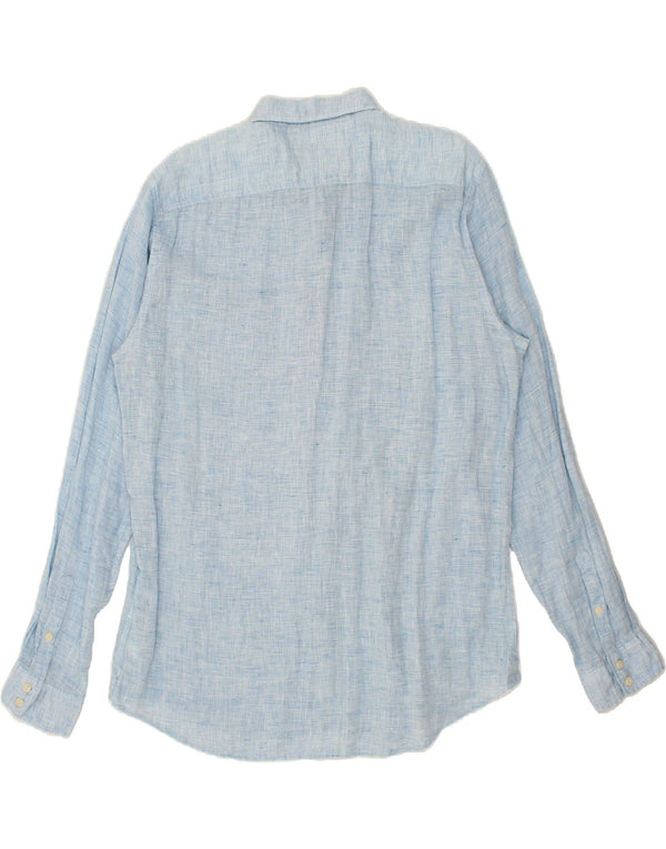 MARLBORO CLASSICS Chemise sur mesure pour homme 2XL Bleu Lin